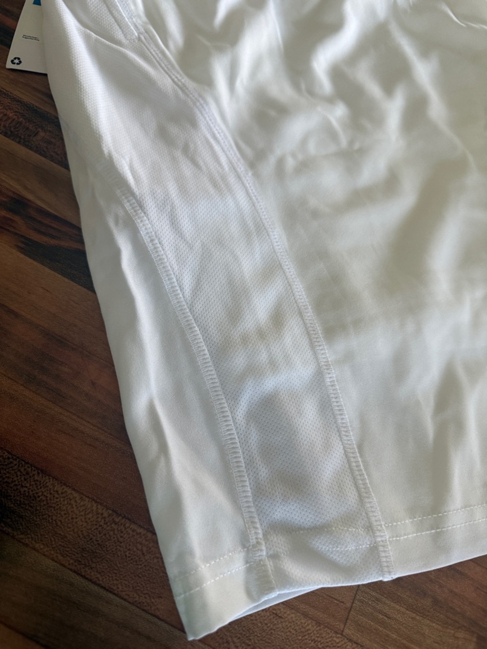 Fila White Athletic Shorts with Branded Tag - Picture 5 of 6